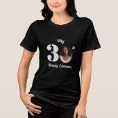 Bold 30th Birthday Photo Tri-Blend Shirt (Vorderseite)