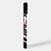 Bold 3D Geometric Maze Phone Case - Red, Black  (Rückseite / Rechts)