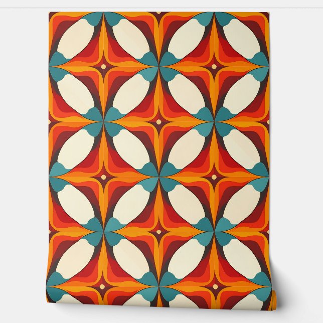 Bold 70s Shapes Tapete (Abrollen)