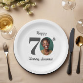 Bold 70th Birthday Party Photo Pappteller