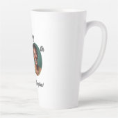 Bold 70th Birthday Photo Milchtasse (Rechts)