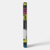 Bold 80s Abstract Geometric Pattern Case-Mate iPhone Hülle (Rückseite / Links)