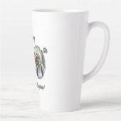 Bold 80th Birthday Photo Milchtasse (Rechts)