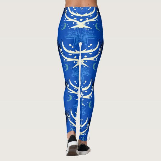 Bold Absolute Null Dragon Slash Muster Leggings (Rückseite)