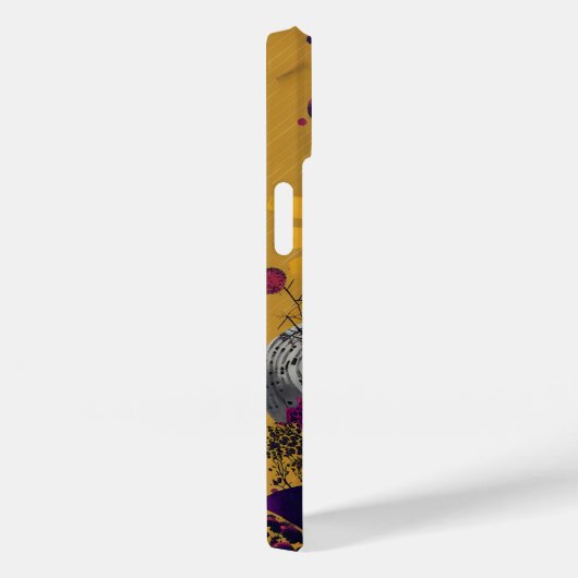 Bold Abstract Floral Art Phone Case - Vibrant Mode (Rückseite / Rechts)