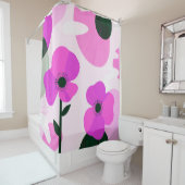 Bold Abstract Floral Pattern Duschvorhang (Beispiel)