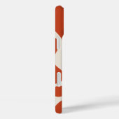 Bold Abstract Red Organic Shapes Phone Case (Rückseite / Rechts)