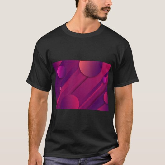 Bold Abstrakt Art Statemen T-Shirt (Vorderseite)