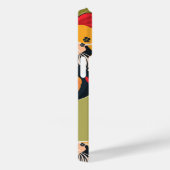 Bold Abstrakt Floral Phil. 4:13 Monogramm Case-Mate iPhone Hülle (Rückseite / Rechts)