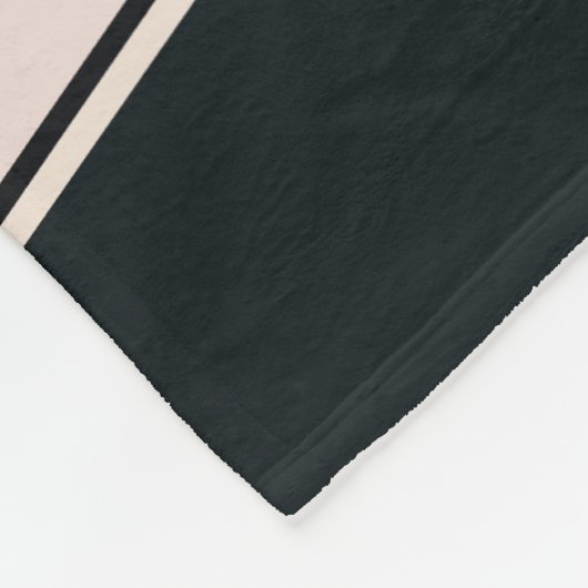 Bold Abstrakt Geometric Art Fleecedecke (Ecke)