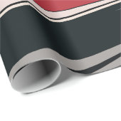 Bold Abstrakt Geometric Art Geschenkpapier (Rolleneckpunkt)