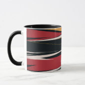 Bold Abstrakt Geometric Art Tasse (Links)