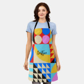 Bold Abstrakt Modern Geometric individuell angepas Schürze (Getragen)
