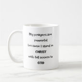 Bold Access to God through Prayer Mug Kaffeetasse (Links)