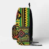 Bold African Print Bedruckter Rucksack (Rechts)