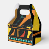 Bold African Print Favor Box Geschenkschachtel (Vorderseite)
