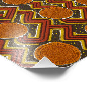 Bold African Print Fotodruck (Ecke)