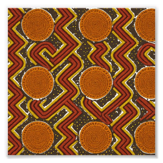 Bold African Print Fotodruck (Vorne)