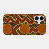 Bold African Print iPhone 16 Hülle (Rückseite (Horizontal))