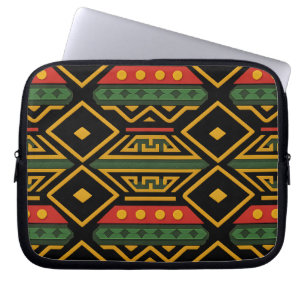Bold African Print Laptopschutzhülle