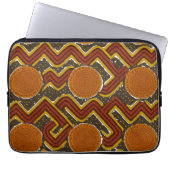 Bold African Print Laptopschutzhülle (Vorderseite)