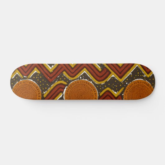 Bold African Print Skateboard (Horizontal)