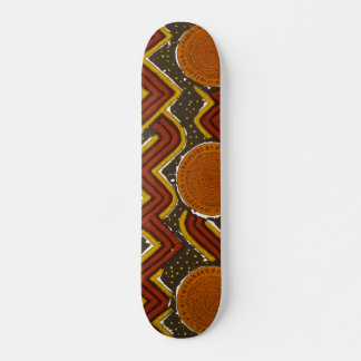 Bold African Print Skateboard