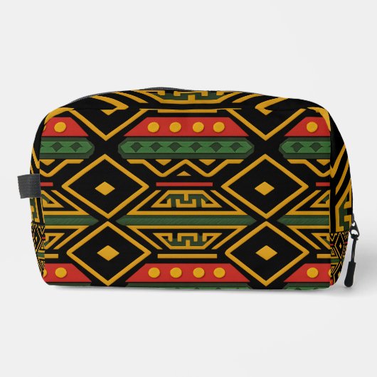 Bold African Print Waschbeutel (Vorderseite)