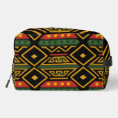 Bold African Print Waschbeutel (Rückseite)