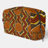Bold African Print Waschbeutel (Rechte Ecke)