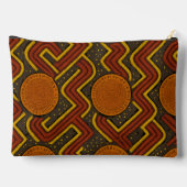 Bold African Print Zubehörtasche (Rückseite)