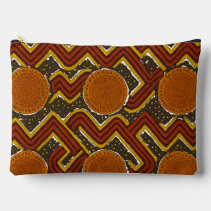 Bold African Print Zubehörtasche