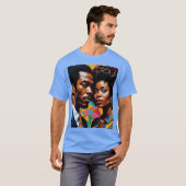 Bold Afrocentric Power Couple T-Shirt (Vorne ganz)