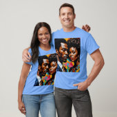 Bold Afrocentric Power Couple T-Shirt (Unisex)