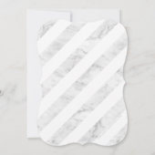 BOLD AGE NUMBER minimal marine white 21. INVITE Einladung (Rückseite)