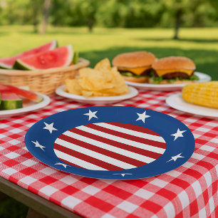 Bold Americana Pappteller
