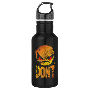 Bold Angry Emoji mit 'DON'T Text' Edelstahlflasche