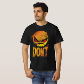 Bold Angry Emoji mit 'DON'T Text' T-Shirt (Vorne ganz)