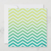 BOLD ANKÜNDIGUNG DATUM FREIHALTEN ombre Zickzack (Rückseite)