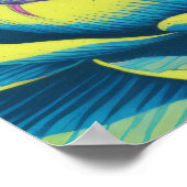 Bold Artichoke Beauty Poster (Ecke)