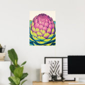 Bold Artichoke Beauty Poster (Heimbüro)