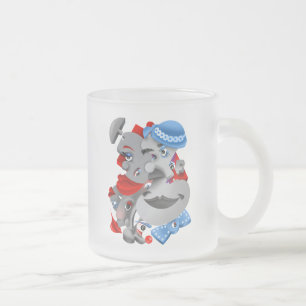 Bold & Artistic Mattiert Coffee Cup Mattglastasse