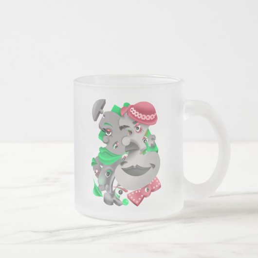 Bold & Artistic Mattiert Coffee Cup Mattglastasse (Rechts)