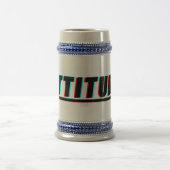 Bold Attitude Glitch Text Tasse - Edgy & Stylish (Mittel)