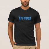 Bold Attitude Lightning Bolt Statement T-Shirt  (Vorderseite)