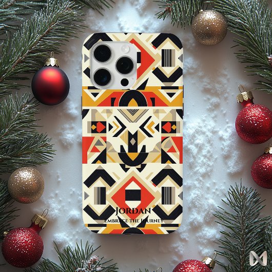 Bold Aztec Geometry - Vibrant-Tribal-Muster Case-Mate iPhone Hülle