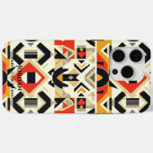 Bold Aztec Geometry - Vibrant-Tribal-Muster Case-Mate iPhone Hülle (Rückseite (Horizontal))