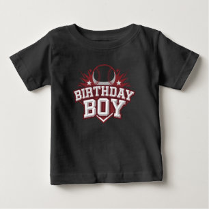 Bold Baseball Geburtstag Baby T-shirt