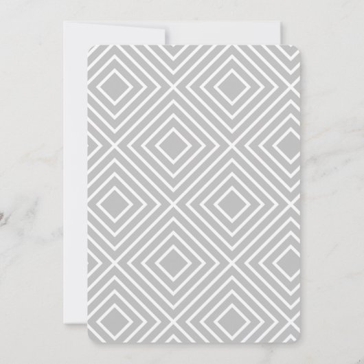 BOLD BAT MITZVAH hell modern schräg farbig Einladung (Rückseite)