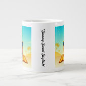 "Bold Beach Mood" Jumbo-Tasse (Vorderseite)